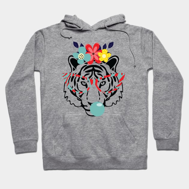 Hello tiger Hoodie by grafart